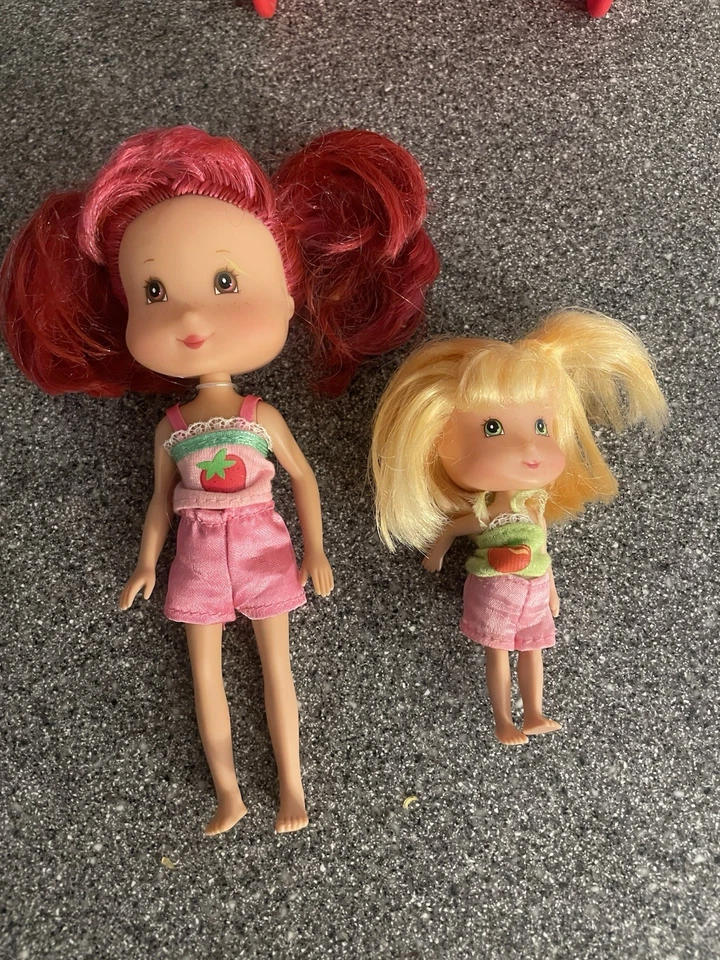 Muñeca Strawberry Shortcake litera 2006 Playmates Toys pijamada para 2 [UP] Foto 2 de 4