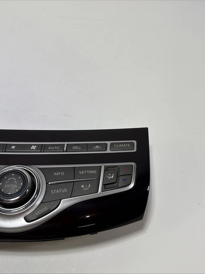 INFINITI M37 2011-2013 consola central delantera interruptor de control de clima OEM Foto 4 de 4