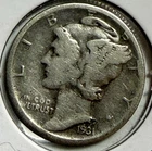 1931-D Mercury Dime - Free Shipping - (13-12)