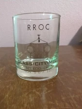 RROC Glass 1971 City Meet Toledo Ohio Whiskey Tumbler