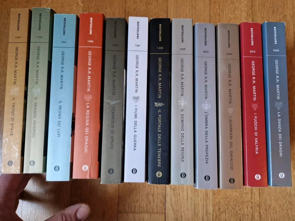 LE CRONACHE DEL GHIACCIO E DEL FUOCO di George Martin saga completa in 12 volumi - Immagine 2 di 4