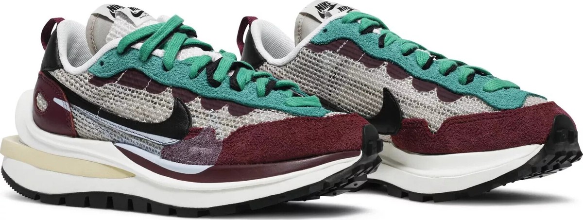 sacai × Nike Vapor Waffle String Red Green DD3035-200 Men's Size