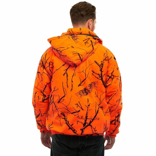 Men's Safety Blaze Orange Insulated & Waterproof Tanker JacketHunting