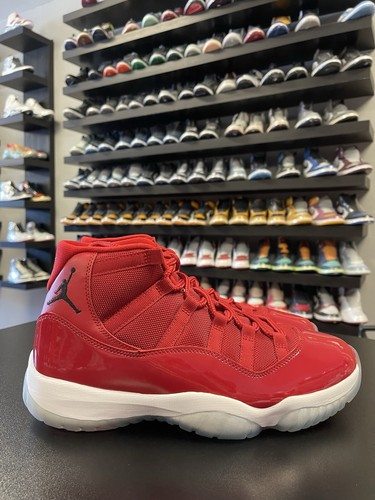 Talla 10 - Air Jordan 11 Retro "GANA COMO 96" Totalmente Nuevo 378037-623 - Imagen 3 de 9