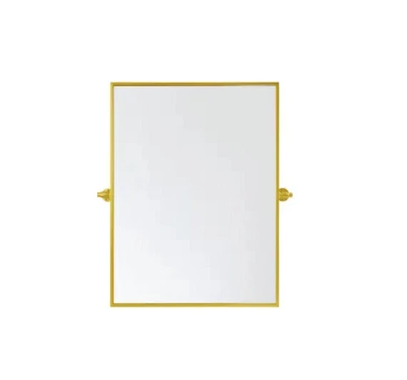 24" W x 32" H Transitional Rectangular Framed Mirror Elegant Lighting Everly - Image 3 of 3