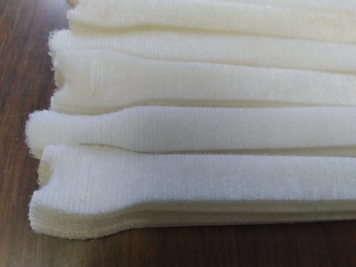 Hook & Loop Reusable 12 Inch long Cable Ties - Pack of 100 pcs, Color White - Picture 3 of 7
