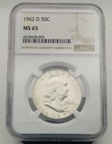 1962-D Franklin Half Dollar NGC MS 65 #3403