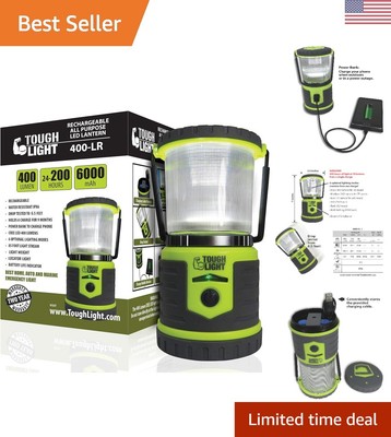 Multi-Functional Rechargeable Lantern for Emergencies and Camping - 400 Lumens