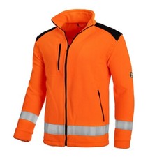 Fleece Warnjacke Übergangsjacke Warnschutzjacke Arbeitsjacke Fleecejacke Herren
