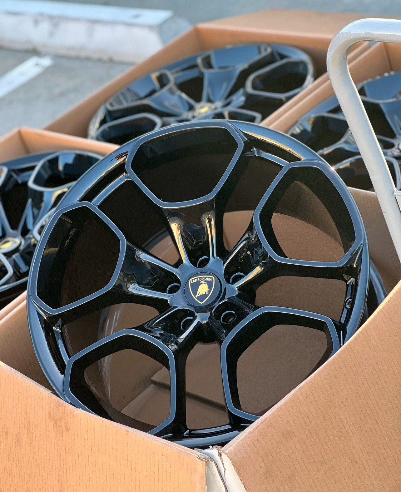 20” Lamborghini Huracan Giano Black 2014-2018 Original Wheels Rims Factory OEM
