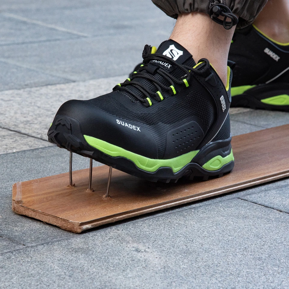 SUADEX Arbeitsschuhe Leicht Stahlkappe Sicherheitsschuhe Sport Bauschuhe Sneaker - Bild 3 von 4