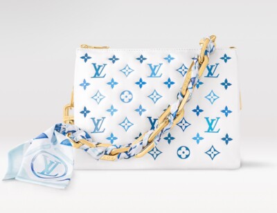 NIB Louis Vuitton Coussin PM By The Pool Blue M11225 💯% Authentic
