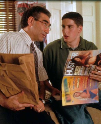 Jason Biggs Eugene Levy American Pie 1999 Photo - CL3319