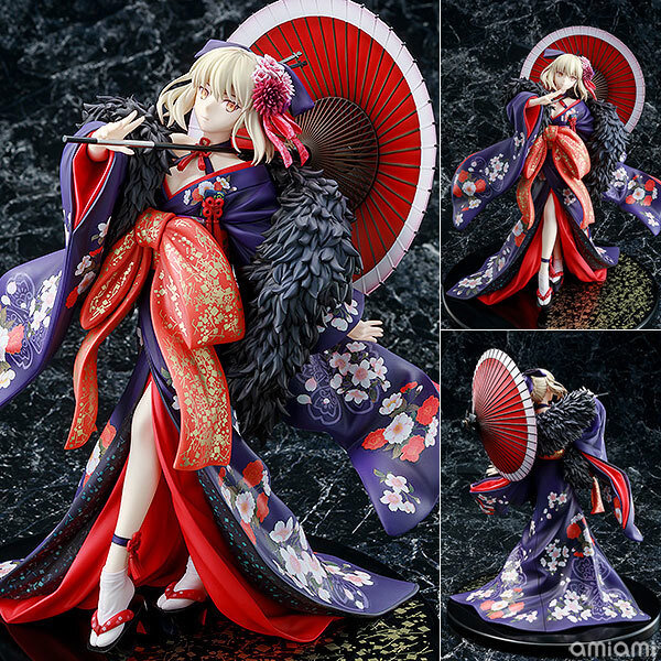 Fate/Grand Order Artoria Pendragon Oiran Kimono Ver. Figure Alter