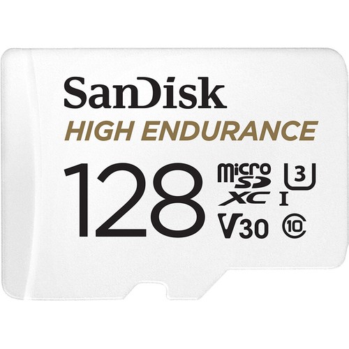 SanDisk High Endurance 128 GB Class 10/UHS-I (U3) microSDXC - Picture 2 of 2