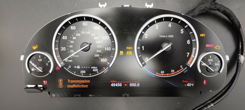 Original BMW mph Km/h Benziner Tacho Speedometer Kombiinstrument Cluster 9291395
