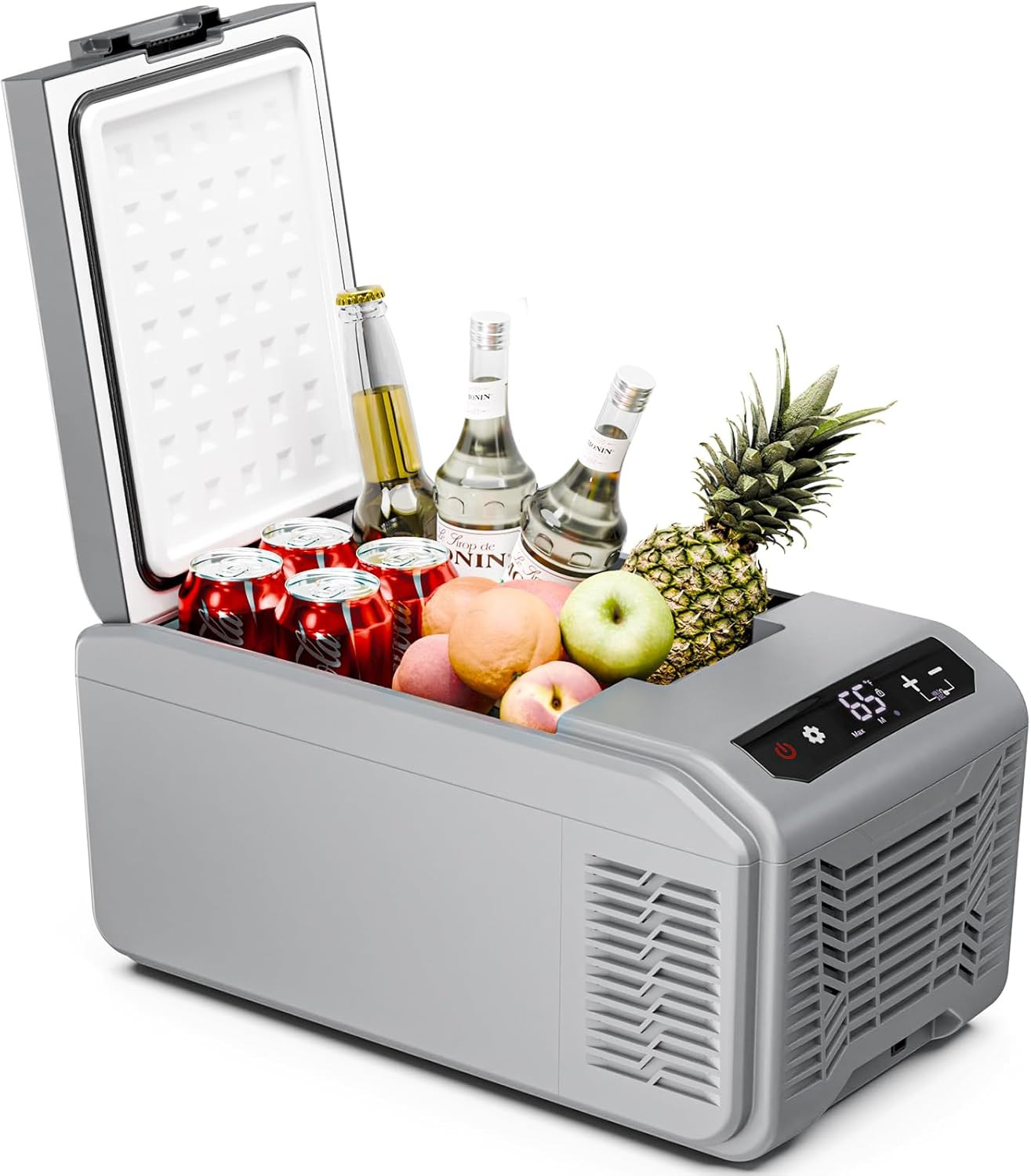 Car Refrigerator, 12 Volt Car Fridge, 16 QT Portable Freezer