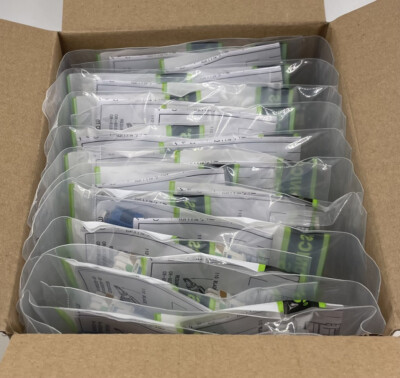 20 PACK ORTRONICS OR-KS6A-36 CAT6 KEYSTONE JACK INDIVIDUAL BLUE BAG