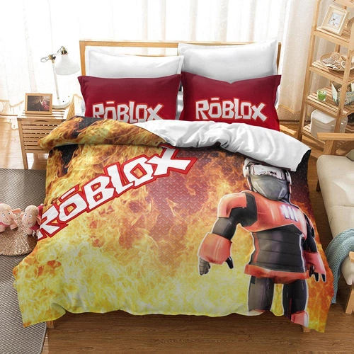 2tlg.3tlg.Bettwäsche Set 3D ROBLOX Bettbezug Kissenbezug 135x200|200x200DE - Bild 4 von 25