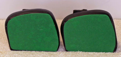 Book Readers Bookends Dark Toned w/Fake Patina Felt Pad Heavy NIB - Picture 4 of 5