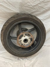 APRILIA SL1000 SL 1000 FALCO REAR BACK WHEEL RIM & TYRE & SPROCKET & BRAKE DISC 