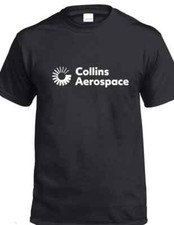 Collins Aerospace Retro Logo T-shirt Defunct Avionics Developer Airline Fly Tee