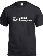 Collins Aerospace Retro Logo T-shirt Defunct Avionics Developer Airline Fly Tee