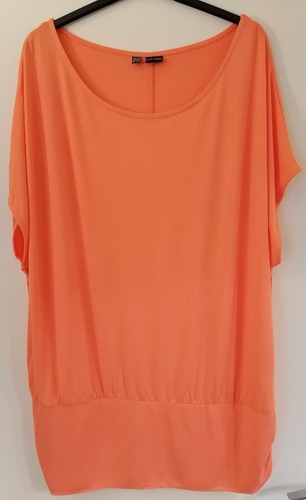 Bodyflirt Ladies Longline Top Orange Size XL EUR 48/50