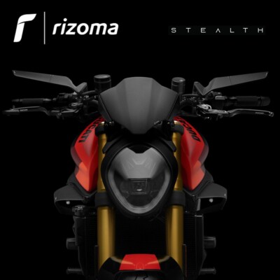 STEALTH NAKED SPIEGEL SCHWARZ [RIZOMA] DUCATI MONSTER 937 SP 2023 - BSN010B + BSN906B