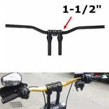 For Harley Dyna Street Bob Softail Sportster 1-1/2" Fat Bar Handlebar Riser Kit