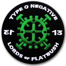 M Size Type O Negative patch Embroidered Gothic Metal Band Applique Katatonia