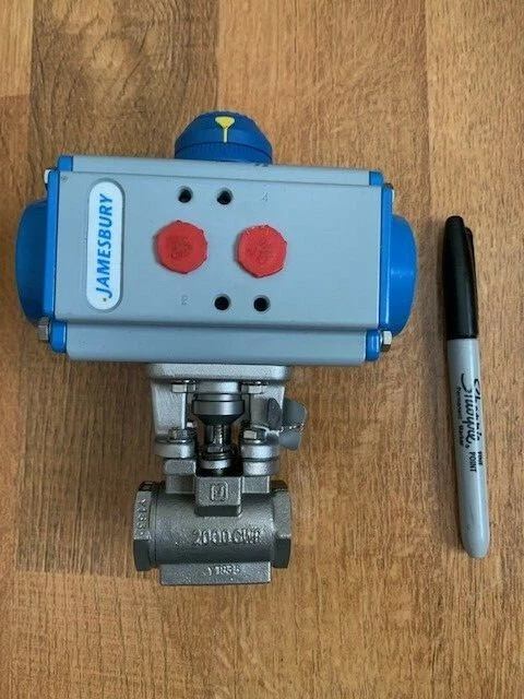 JAMESBURY1/4" 9FB 3600 XTB Control Valve ON/OFF Actuator VPVL051DABD *NEW* - Image 4 of 4