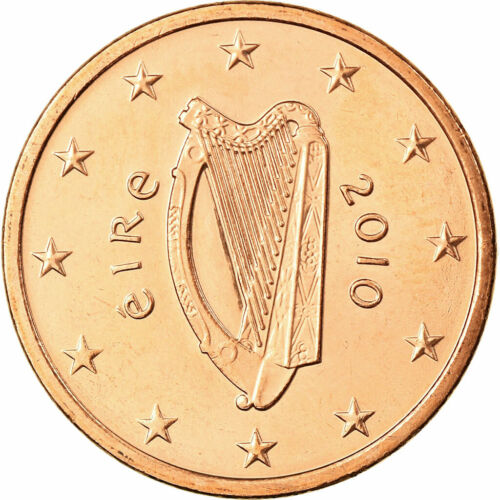 [#699065] IRELAND REPUBLIC, 5 Euro Cent, 2010, STGL, Copper Plated Steel, KM:34 - Zdjęcie 1 z 2