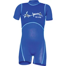 Used BARE 1mm Dolphin Floaty Kids Blue - Kids Wetsuits (001855BLU-0302)