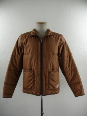 Men's S The North Face Fine Pine Removable Liner Jacket Insulated Full-Zip Brown