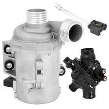 Electric Engine Water Pump and Thermostat For BMW X3 1 3 5 Series 11517586925