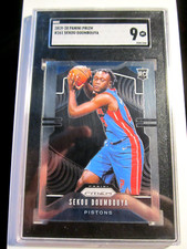2019 SEKOU DOUMBOUYA PANINI PRIZM BASKETBALL CARD 261 PSA GRADED MINT 9 BBA4