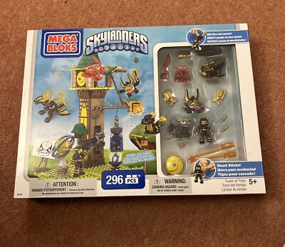 Mega Bloks Skylanders Tower of Time Bauset Legendäre Figuren 296 Teile
