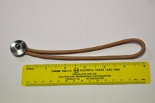 Vintage 6 inch cloth / nylon wrist strap with the standard 1/4" x 20 thread.