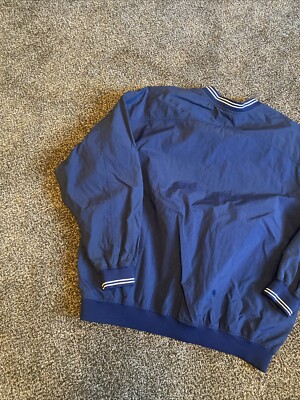 Vintage 90's Nike Men's Windbreaker V-neck Pullover Center