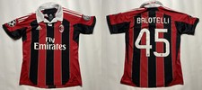 Balotelli AC MILAN Champions League Trikot Shirt ADIDAS GR XL.Jungen (XS Erwachsene)