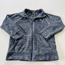 Puma Blue Zip Up Fleece Jacket Size Youth Medium 8-10 