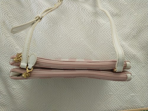 RALPH LAUREN UMHÄNGETASCHE ROSA & WEISS KARIERT MIT ECHTHEITSKARTE  - Bild 18 von 23