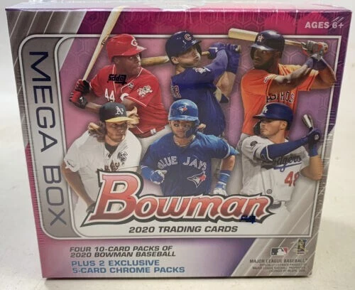 2020 BOWMAN BASEBALL MEGA BOX CHROME FACTORY SEALED JASSON?VOLPE?AUTO?