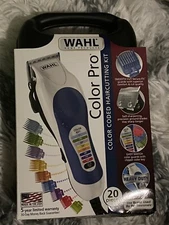 Wahl Color Pro Hair Clipper Kit with Colored Guide Combs NEW FAST SHIP✅