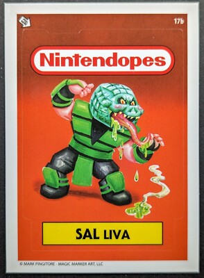 Sal Liva Reptile Mortal Kombat 2023 Nintendopes Nintendo Parody Card #17b (NM)