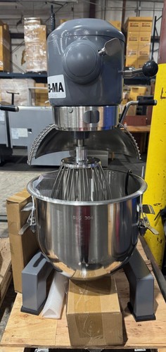 2024 Ecoline Hobart Emm20-1Std 20Qt. Dough Mixer W/ All Attachments