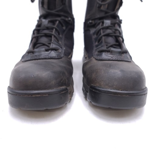 Bates Tactical Sport Herren Größe 12 Schwarz Leder Seitlicher Reißverschluss Kampfstiefel E02261 - Bild 5 von 20