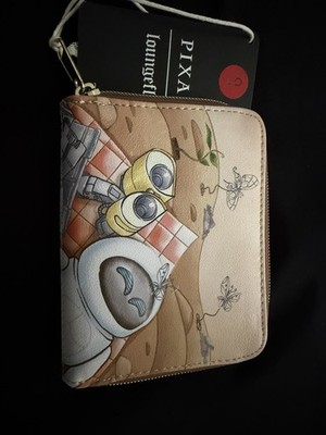 Loungefly Zip Around Wallet Disney Pixar WALL-E EVE Daydreaming Card Holder
