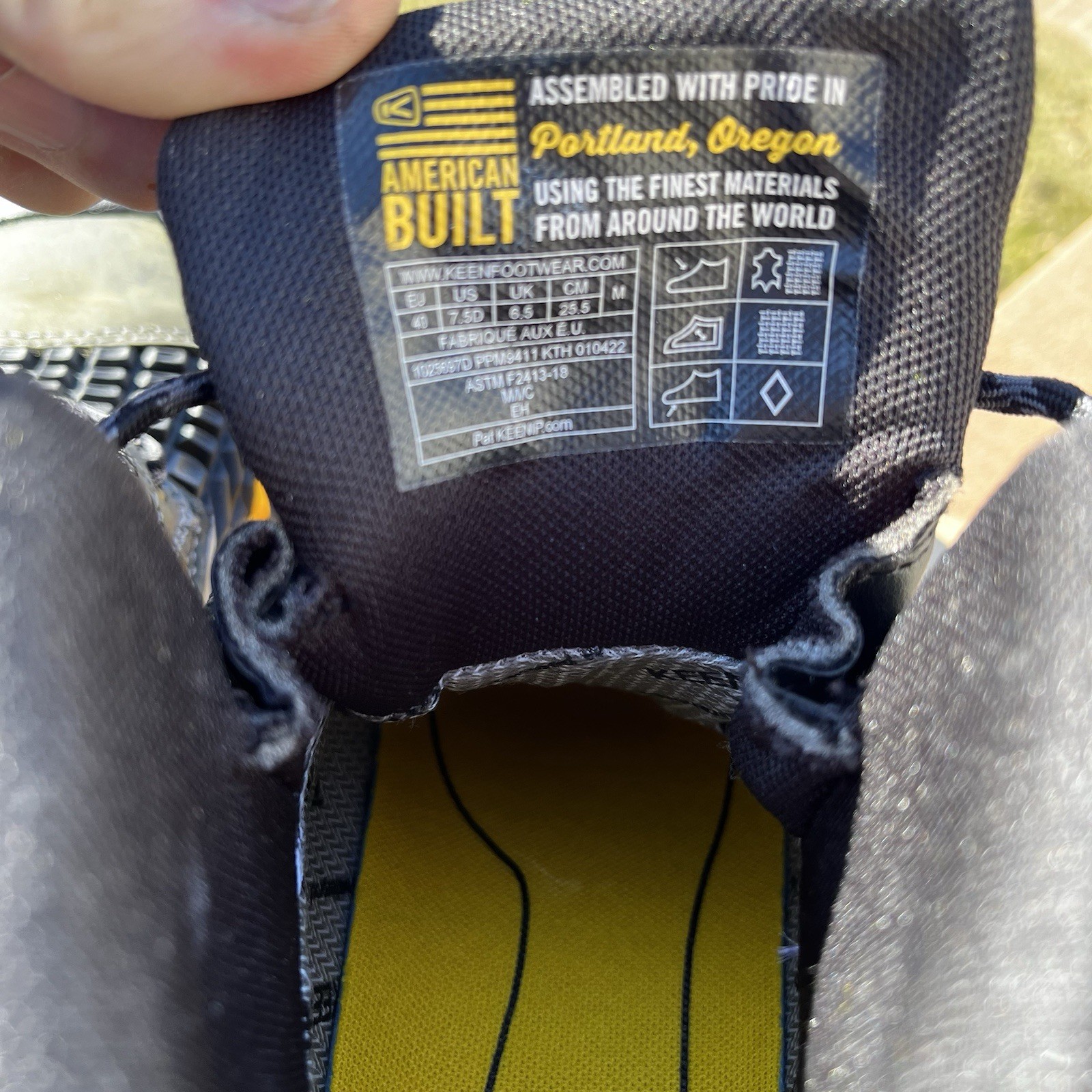 Keen Utility Men's Troy 7.5 Carbon Fiber Toe FR Work Boots image 4
